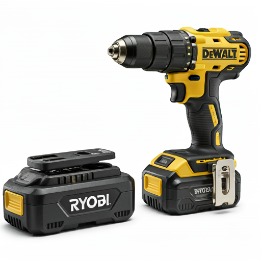 image of Ryobi Battery To Dewalt Tool