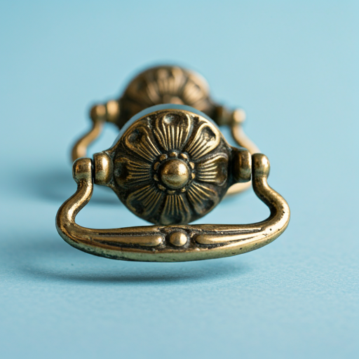 image of vintage drawer pulls