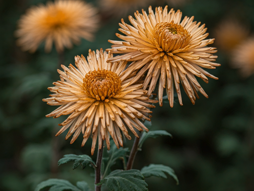 Image of Dried Spider Mums 