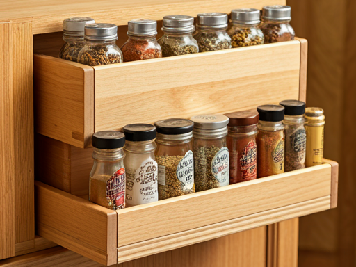 image of Spice Organizer For Pull-Out Narrow Cabinet