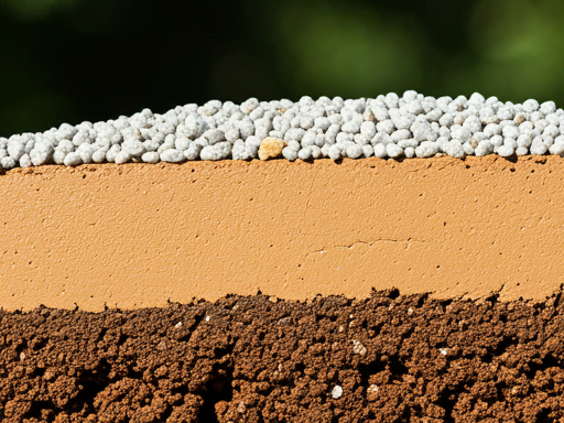 image of Perlite Layer With Clay Layer